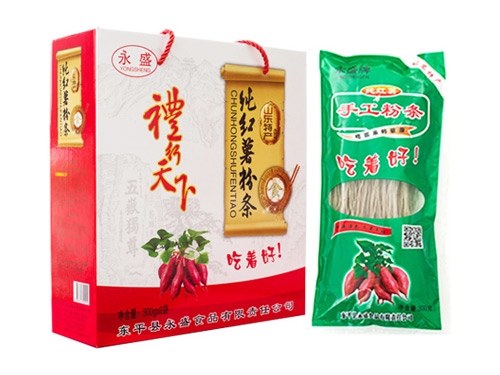 永盛牌紅薯粉條盒裝