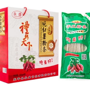 永盛牌紅薯粉條盒裝