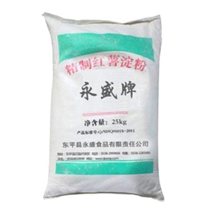 永盛牌紅薯淀粉（袋裝25Kg粉皮專用）